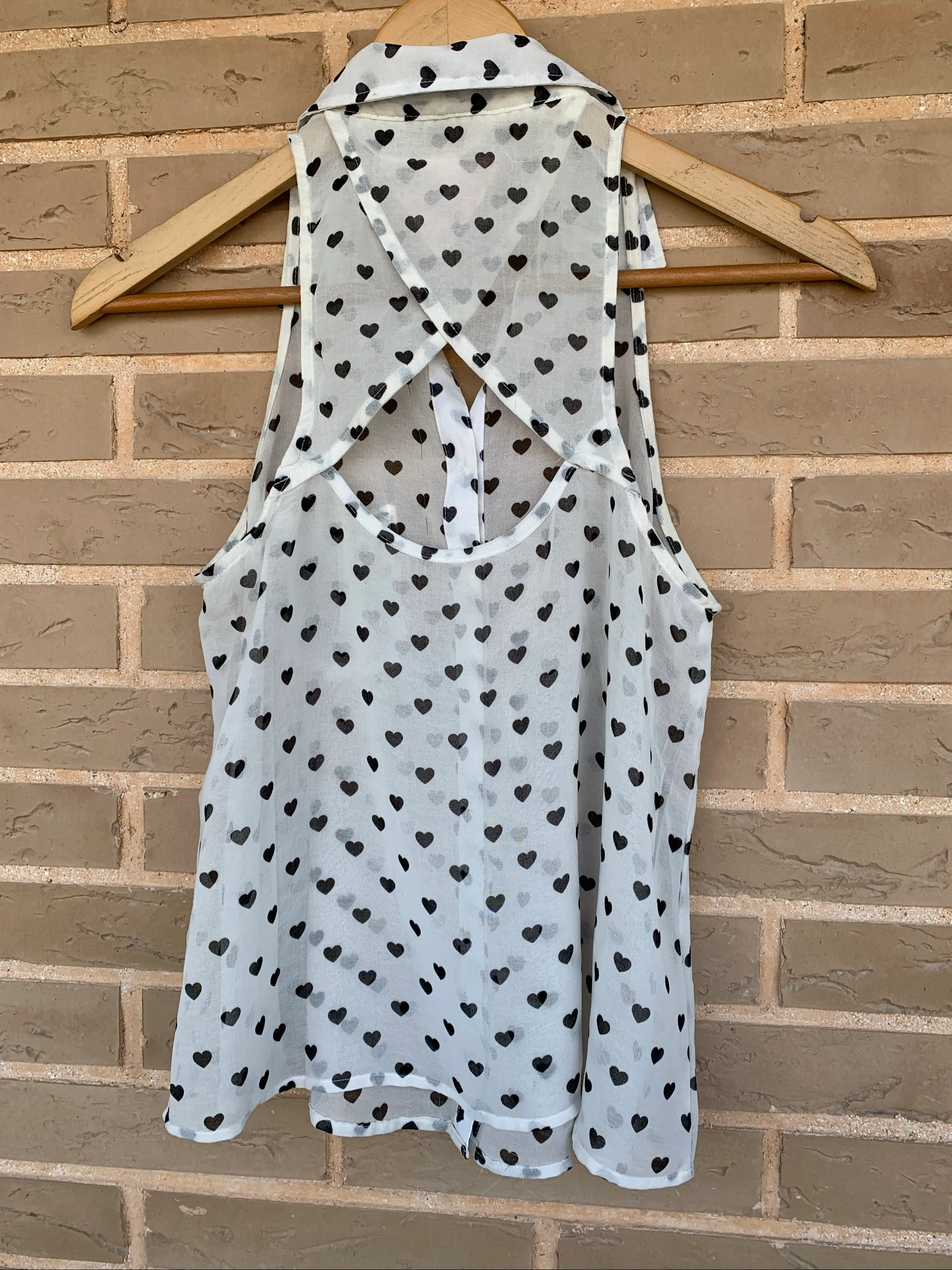 Doorschijnend blouse Bershka maat S – photo 3